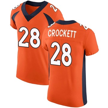 Damarea Crockett Men's Orange Elite Team Color Vapor Untouchable Jersey