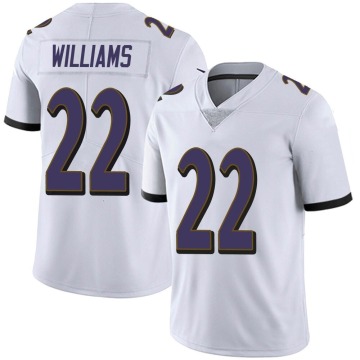 Damarion Williams Youth White Limited Vapor Untouchable Jersey