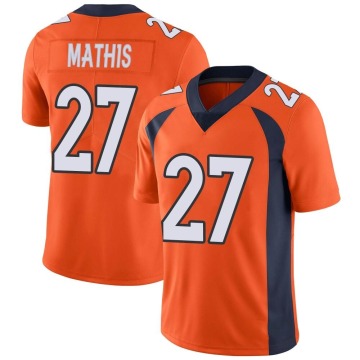Damarri Mathis Men's Orange Limited Team Color Vapor Untouchable Jersey