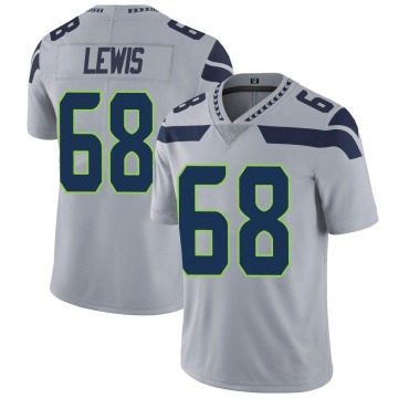 Damien Lewis Youth Gray Limited Alternate Vapor Untouchable Jersey