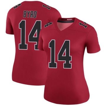 Damiere Byrd Women's Red Legend Color Rush Jersey