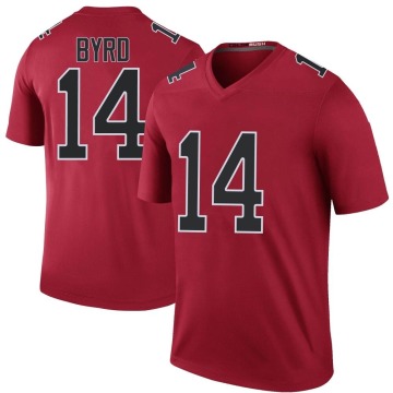 Damiere Byrd Youth Red Legend Color Rush Jersey