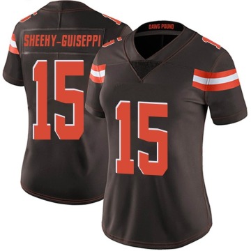 Damon Sheehy-Guiseppi Women's Brown Limited Team Color Vapor Untouchable Jersey
