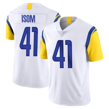 Dan Isom Youth White Limited Vapor Untouchable Jersey