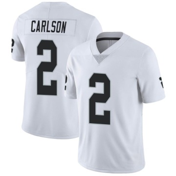 Daniel Carlson Youth White Limited Vapor Untouchable Jersey