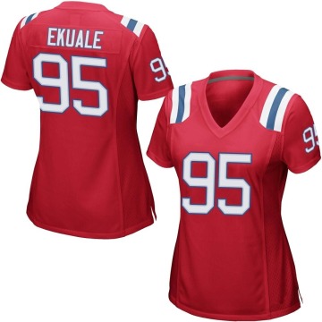 Daniel Ekuale Women's Red Game Alternate Jersey