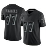 Daniel Faalele Men's Black Limited Reflective Jersey
