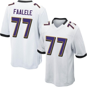 Daniel Faalele Men's White Game Jersey