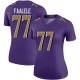Daniel Faalele Women's Purple Legend Color Rush Jersey
