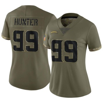 Danielle Hunter Women's Olive Limited 2022 Salute To Service Jersey