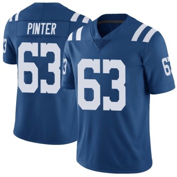 Danny Pinter Youth Royal Limited Color Rush Vapor Untouchable Jersey