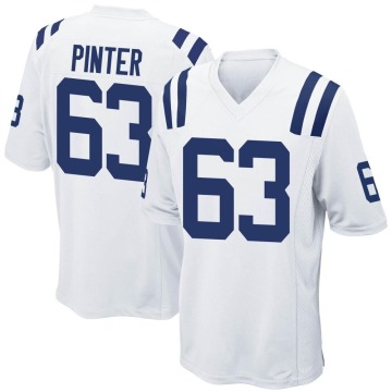 Danny Pinter Youth White Game Jersey