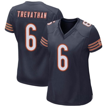 Danny Trevathan Women's Navy Game Team Color Jersey