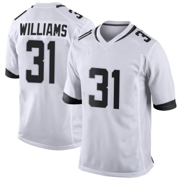 Darious Williams Men's White Game Jersey