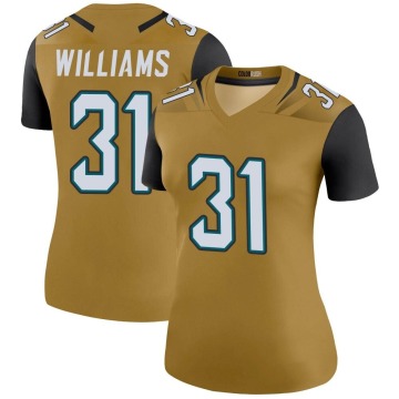 Darious Williams Women's Gold Legend Color Rush Bold Jersey