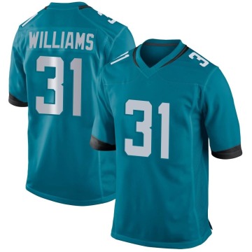 Darious Williams Youth Teal Game Jersey
