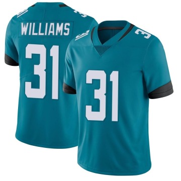 Darious Williams Youth Teal Limited Vapor Untouchable Jersey