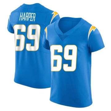 Darius Harper Men's Blue Elite Alternate Vapor Untouchable Jersey