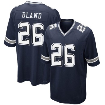 DaRon Bland Youth Navy Game Team Color Jersey