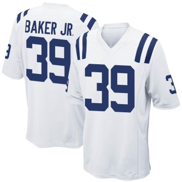 Darrell Baker Jr. Youth White Game Jersey