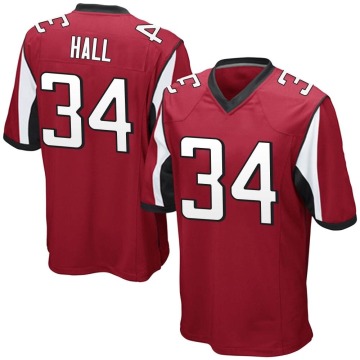Darren Hall Youth Red Game Team Color Jersey