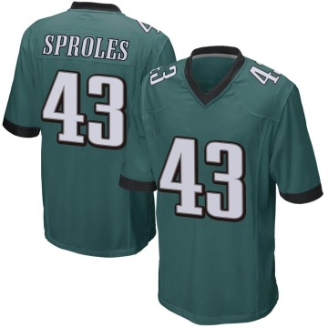 Darren Sproles Youth Green Game Team Color Jersey