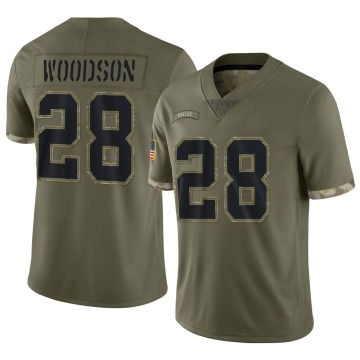 Darren Woodson Men's Olive Limited 2022 Salute To Service Jersey