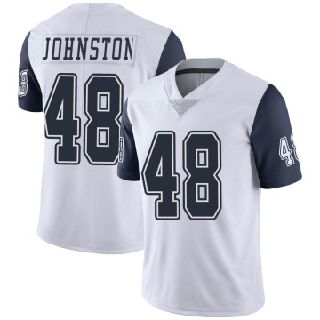 Daryl Johnston Youth White Limited Color Rush Vapor Untouchable Jersey