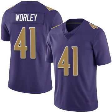Daryl Worley Men's Purple Limited Team Color Vapor Untouchable Jersey