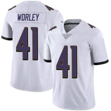 Daryl Worley Youth White Limited Vapor Untouchable Jersey