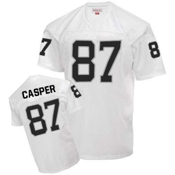 Dave Casper Men's White Authentic Throwback Jersey