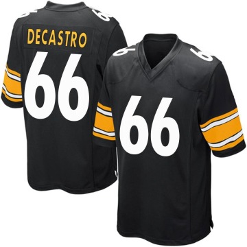 David DeCastro Youth Black Game Team Color Jersey