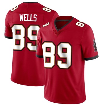 David Wells Youth Red Limited Team Color Vapor Untouchable Jersey
