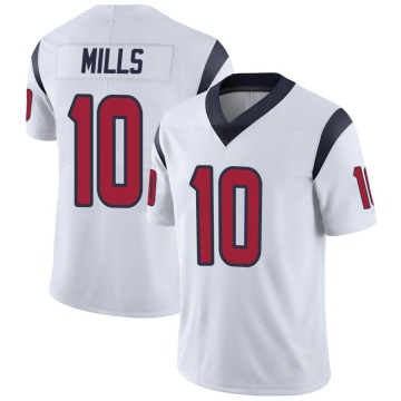 Davis Mills Men's White Limited Vapor Untouchable Jersey