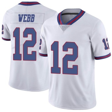 Davis Webb Youth White Limited Color Rush Jersey