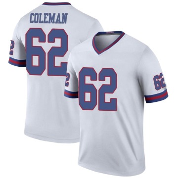 Davon Coleman Youth White Legend Color Rush Jersey