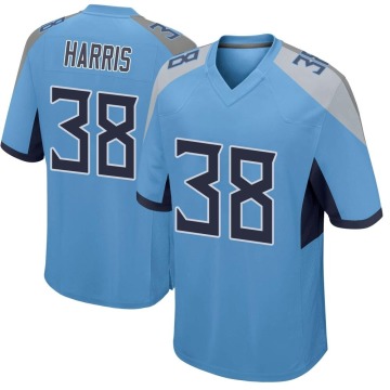 Davontae Harris Youth Light Blue Game Jersey