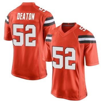 Dawson Deaton Men's Orange Game Alternate Jersey