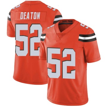 Dawson Deaton Men's Orange Limited Alternate Vapor Untouchable Jersey