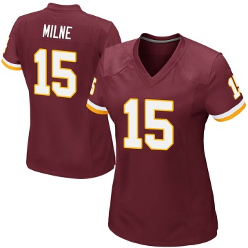 Dax Milne Women's Game Burgundy Team Color Jersey