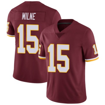 Dax Milne Youth Limited Burgundy Team Color Vapor Untouchable Jersey