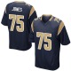 Deacon Jones Youth Navy Game Team Color Jersey