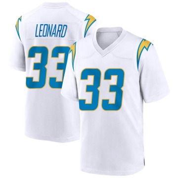 Deane Leonard Youth White Game Jersey
