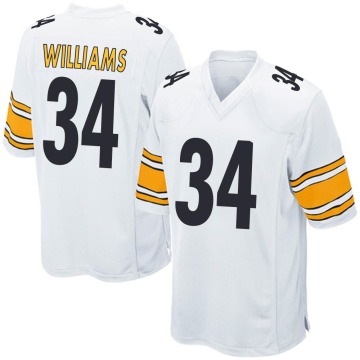 DeAngelo Williams Youth White Game Jersey