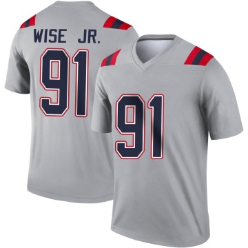 Deatrich Wise Jr. Youth Gray Legend Inverted Jersey