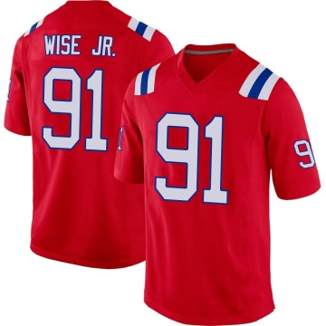 Deatrich Wise Jr. Youth Red Game Alternate Jersey