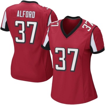 Dee Alford Women's Red Game Team Color Jersey