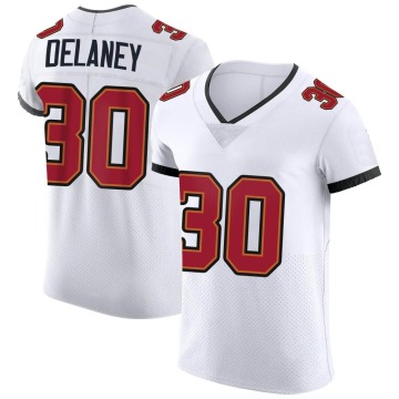 Dee Delaney Men's White Elite Vapor Jersey