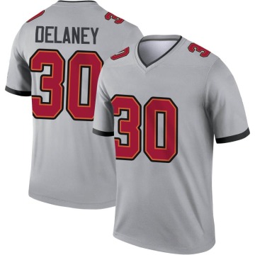 Dee Delaney Youth Gray Legend Inverted Jersey