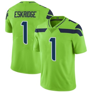 Dee Eskridge Men's Green Limited Color Rush Neon Jersey